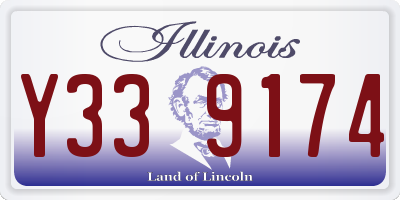 IL license plate Y339174