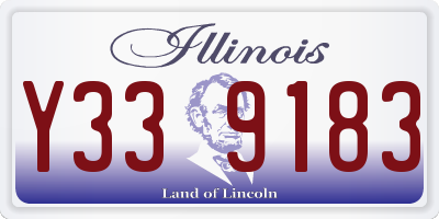 IL license plate Y339183