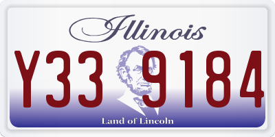 IL license plate Y339184