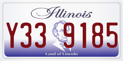 IL license plate Y339185