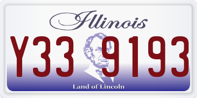 IL license plate Y339193