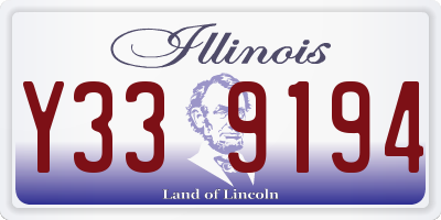 IL license plate Y339194