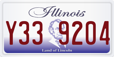 IL license plate Y339204
