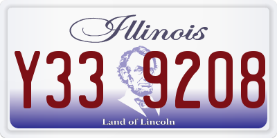 IL license plate Y339208