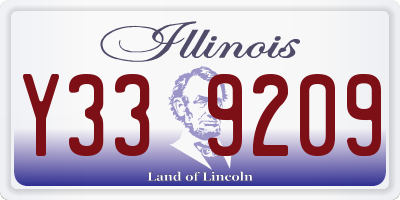 IL license plate Y339209