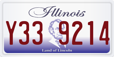 IL license plate Y339214