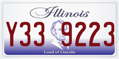 IL license plate Y339223
