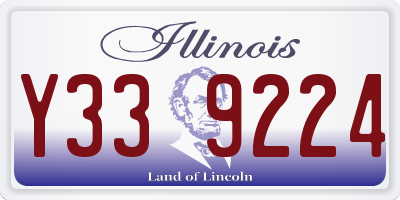 IL license plate Y339224