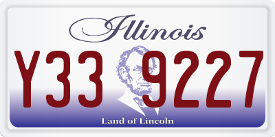 IL license plate Y339227