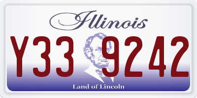 IL license plate Y339242