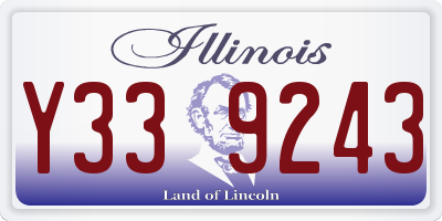 IL license plate Y339243
