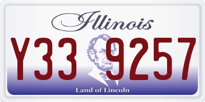 IL license plate Y339257