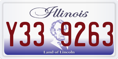 IL license plate Y339263