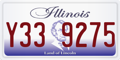 IL license plate Y339275