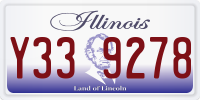 IL license plate Y339278