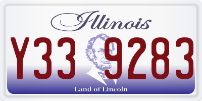 IL license plate Y339283