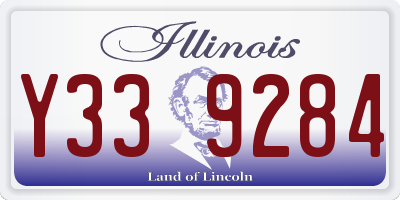 IL license plate Y339284