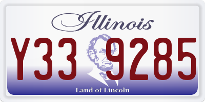 IL license plate Y339285