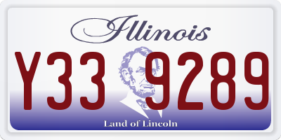 IL license plate Y339289