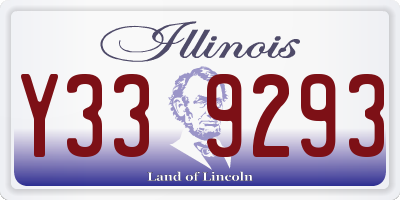 IL license plate Y339293