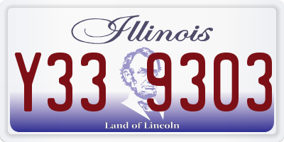IL license plate Y339303