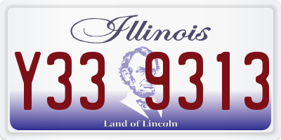 IL license plate Y339313