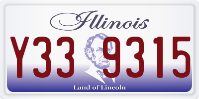 IL license plate Y339315