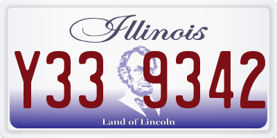 IL license plate Y339342