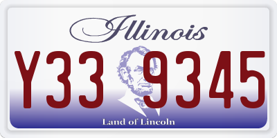 IL license plate Y339345