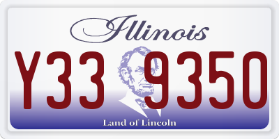 IL license plate Y339350