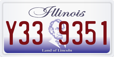 IL license plate Y339351