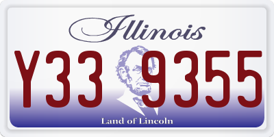 IL license plate Y339355