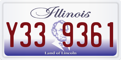 IL license plate Y339361