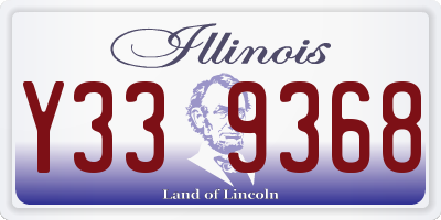 IL license plate Y339368