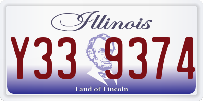 IL license plate Y339374