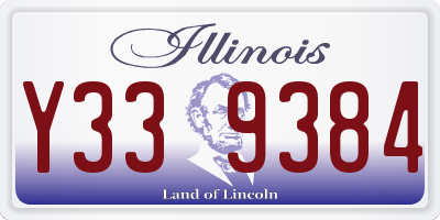 IL license plate Y339384