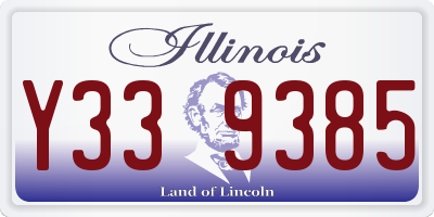 IL license plate Y339385