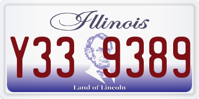 IL license plate Y339389