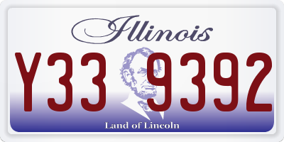 IL license plate Y339392
