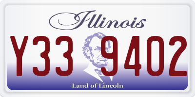 IL license plate Y339402