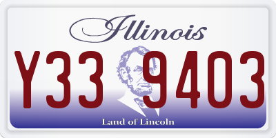IL license plate Y339403