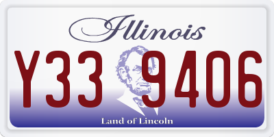 IL license plate Y339406