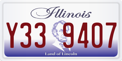 IL license plate Y339407