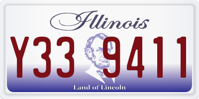 IL license plate Y339411