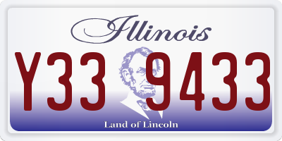 IL license plate Y339433