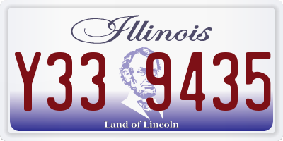 IL license plate Y339435