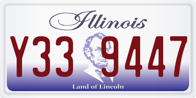 IL license plate Y339447