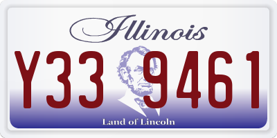 IL license plate Y339461