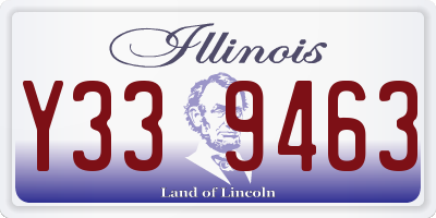IL license plate Y339463