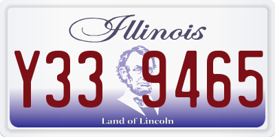 IL license plate Y339465
